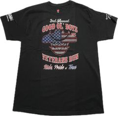 GOOD OL'BOYS MC（グッドオールボーイズMC退役軍人追悼ラン）　Tシャツ　Hanes Lサイズ