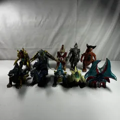 ウルトラマン 怪獣 ソフビ人形 10体セット　(管理番号：OKU4462)