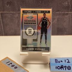 2019-20 Panini Contenders Optic Kevin Durant Brooklyn Nets Season Ticket insert カード