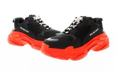 バレンシアガ BALENCIAGA TRIPLE S トリプルS  ローカットスニーカー 黒 赤 536737 メンズ靴 スニーカー ブラック 27.5cm 103S-727