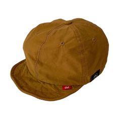 DVERG×Clef ドベルグ×クレ キャップ 茶系 ツバ短め スポーツ 趣味 ファッション メンズ