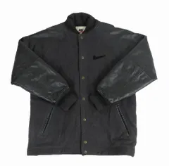 ナイキ　NIKE　90S　スタジャン　袖レザー　ブラック　黒　ビッグシルエット 2025年最新】nike スタジャン 90sの人気アイテム - メルカリ