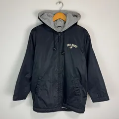 PRO-KEDS プロケッズ ハーフコート ウィンドブレーカー ワンポイントロゴ 古着 メンズ ブラック  レディース　 ストリート