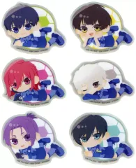 【中古】モバイル雑貨 全6種セット アクリルスマホグリップ 「ブルーロック」