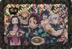 【中古】キャラカード 集合(ホログラム) オリジナルカード 「鬼滅の刃×すき家」 鬼滅の刃セット注文特典