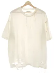 DISCOVERED ディスカバード SAMPLE/LOOPING DAMAGE TEE ダメージ加工Tシャツ ホワイトのサムネイル