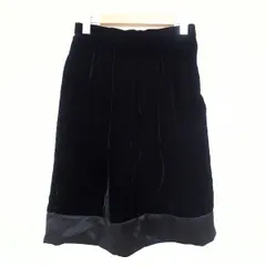 #wnc GKITALIYA 伊太利屋 スカート 5 黒 サイドファスナー ベロア 小さいサイズ レディース [937031]