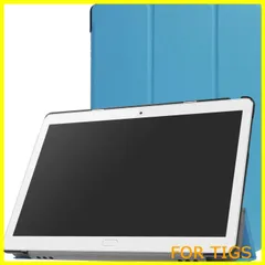 【在庫処分】株式会社GLOW dtab d-01K用 ケーススカイブルー ３つ折りスリムPUレザー ケース 【保護フィルム＋タッチペン付き】 docomo HUAWEI MediaPad M3 Lite 10 wp 73660-07