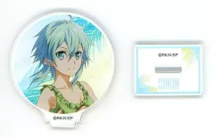 【中古】アクリルスタンド・アクリルパネル シノン(枠なし) 「ソードアート・オンライン POP UP SHOP in AmiAmi vol.II 描き下ろし ウォーターガンバトルver. トレーディングアクリルスタンド」