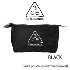 3CE STYLENANDA BLACK POUCH / SMALL スタイルナンダ ポーチ スモール ブラックのサムネイル
