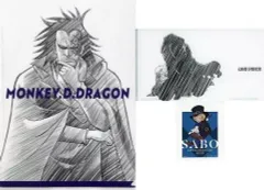 【中古】クリアファイル モンキー・D・ドラゴン＆サボ A4クリアファイル＆ステッカー＆マスクケース 「一番くじ ワンピース 難攻不落ノ懐刀」 H賞