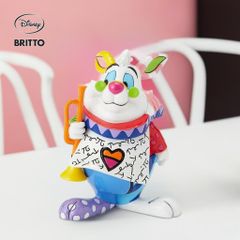 白うさぎ ミニ Romero Britto 7.7cm | ロメロ・ブリット デザイン アート 正規輸入品