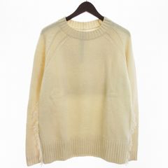 ヴォー VOO ニット セーター フリンジ クルーネック アイボリー系 1