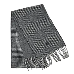 ポロ ラルフローレン POLO RALPH LAUREN マフラー リバーシブル チェック柄 メンズ レディース 男女兼用 ブラック クリームチェック PC0945 003