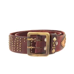 TMT スタッズベルト　ブラウンレザー　美品　円堂守 2025年最新】TMT スタッズベルトの人気アイテム - メルカリ