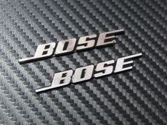 ● BOSE ボーズ アルミ製フレキション仕様 スモールエンブレム 2枚SET！