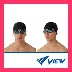 【スタッフおすすめ！】VIEW(ビュー) 日本製 スイミングゴーグル 大人用 視界が広く泳ぎやすいフィットネスモデル UVカット機能付で海水浴にも V610