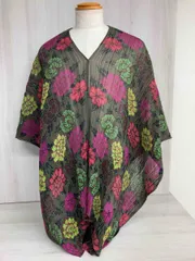 極美品】プリーツプリーズ 羽織りカーディガン ポンチョ 派手