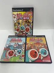 PS2 3点セット 太鼓の達人 ゴーゴー五代目 わくわくアニメ祭り タタコンでドドンがドン プレイステーション2 プレステ2 PlayStation