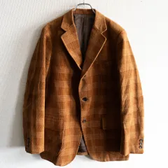 【美品】 ANATOMICA 【 Corduroy Tailored Jacket】38 ブラウン チェック柄 コットン アナトミカ テーラード ジャケット s2510088のサムネイル