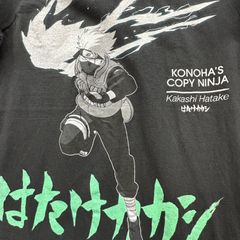 はたけカカシ ナルト NARUTO 疾風伝 コレクション SHIPPUDEN COLLECTION 雷切 片目 写輪眼 海外製 メキシコ製 古着 アニメT  Tシャツ