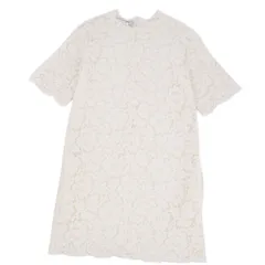 希少✨ ヴァレンティノ ニットワンピース シルク 切替 レース 刺繍 M MISCH MASCH ワンピース 2024秋冬新作レース襟ロングニット