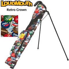 ラウドマウス セルフスタンドキャリーバッグ Retro Crown レトロクラウン LM-CC0006 763986(354) 新品【Loudmouth正規販売店】
