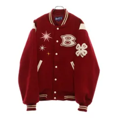 L　BOTT スタジャン　バーシティージャケット　ボルドー　ボット セール】【BoTT / ボット】Teddy Varsity Jacket（スタジャン