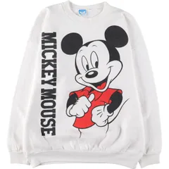 古着 80年代 Disney MICKEY MOUSE ミッキーマウス キャラクタースウェットシャツ トレーナー USA製 メンズXL相当 ヴィンテージ/eaa492733