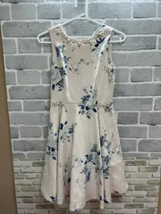 【F9-05】◇ snidel ノースリーブワンピース　サイズS   花柄　ピンク