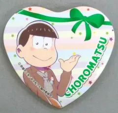 【中古】バッジ・ピンズ(キャラクター) チョロ松 「セガコラボカフェ おそ松さん ハート型缶バッジ～カフェver.～」