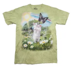 Lsize The Moutain Cat＆butterfly TEE マウンテン ネコ バタフライ 24061602のサムネイル