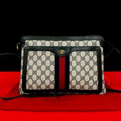 【希少】オールドグッチ シェリーライン GGキャンバス ロゴ金具 ボストンバッグ OLD GUCCI オールドグッチ シェリーライン GG柄 PVC×レザー