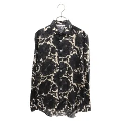 ETRO (エトロ) シルク混 コットン ペイズリー 総柄 ドレス 長袖シャツ ブラック 161-1K094-4774のサムネイル