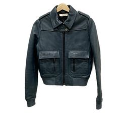 Chloe(クロエ) ライダースジャケット サイズ34 S レディース - ブルーグレー 長袖/秋/冬