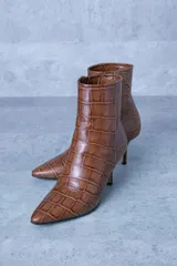 PELLICO　ペリーコ　ショートブーツ OAK/型押し