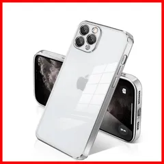 【在庫処分】SGS認証 米軍MIL規格 TPU ケース 透明な背面 スマホケース ケース 衝撃吸収 11プロマックス ソフトケース アイホン 指紋防止 カバー 滑り止め 薄型 黄変防止 ストラップホール付き 耐衝撃 カメラ保護 メッキ加工 携帯ケース クリア