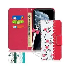 アイフォン XS 手帳型ケースiphone X スマホ携帯カバーケースiphone X (花-ローズピンク 02-iphone )