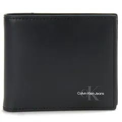 CALVIN KLEIN JEANS カルバンクラインジーンズ 二つ折り財布 メンズ ブラック LV04G1013G UB1 MONO LOGO BIFOLD W/C