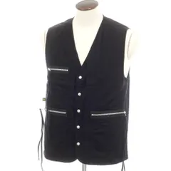 【中古】リミフゥ LIMI feu × 寅壱 2024年春夏 コットン ベスト ブラック【サイズ3】【レディース】