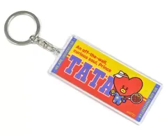 【中古】雑貨 TATA(ブイ)/スポーツタオル オリジナルアクリルキーホルダー 「BT21」 ファミリーマート限定