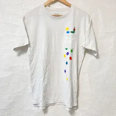 (^w^)b granihp グラニフ world of ERIC CARLE エリックカール コラボ Tシャツ はらぺこあおむし クルーネック TEE コットン100% トップス ホワイト 白 メンズ レディース 男女兼用 サイズ S