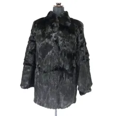 良品★サガミンク/SAGAMINK/毛皮/ファーコート/アウター/スタンドカラー【11号/レディースL/茶/dark brown】fur coat/Vintage/jacket/Jumper◆cBH409