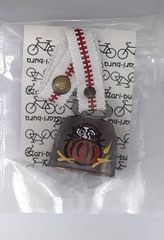 ☆新品未使用「送料込」色々取り付けられるお守りベル//達磨赤④//Chari-bura チャリブラ//r100