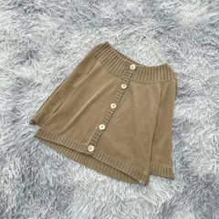 【良品】SUTSESO  カーディガン  薄手ニット  七分袖  (F)  カジュアル  ガーリー  レディース  茶系  ブラウン【送料無料】