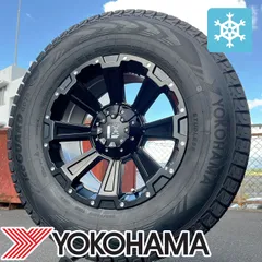 LX600 OFFROAD EXECUTIVE スタッドレスタイヤ ヨコハマ アイスガード G075 265/70r17 17インチ タイヤホイールセット 4本セット DeathRockのサムネイル