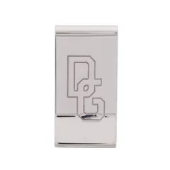 【中古】 DOLCE&GABBANA （ドルチェアンドガッバーナ） ﾏﾈｰｸﾘｯﾌﾟ 財布 マネークリップ  ｼﾙﾊﾞｰ ロゴ刻印 Silverのサムネイル