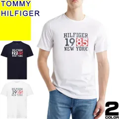 トミーヒルフィガー TOMMY HILFIGER Tシャツ 半袖 クルーネック 丸首 メンズ ロゴ コットン 大きいサイズ ブランド 白 ホワイト T-SHIRT 09T4465