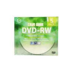 VERTEX DRW-120DVX.5CA デジタル放送録画用 DVD－RW 5枚ケース DRW120DVX.5CA【沖縄離島販売不可】