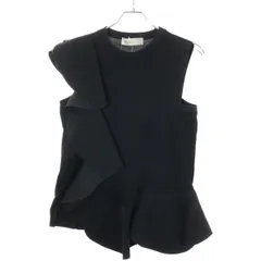 TOGA ARCHIVES トーガアーカイブス 16SS ノースリーブフリル トップス TA61-JT036 ブラック 36のサムネイル